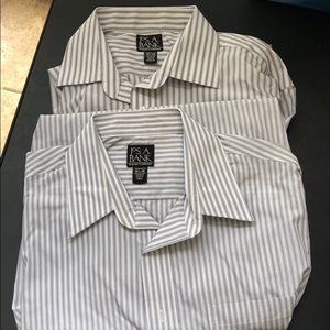 Two quality Jos A. Bank shirts for men!!!